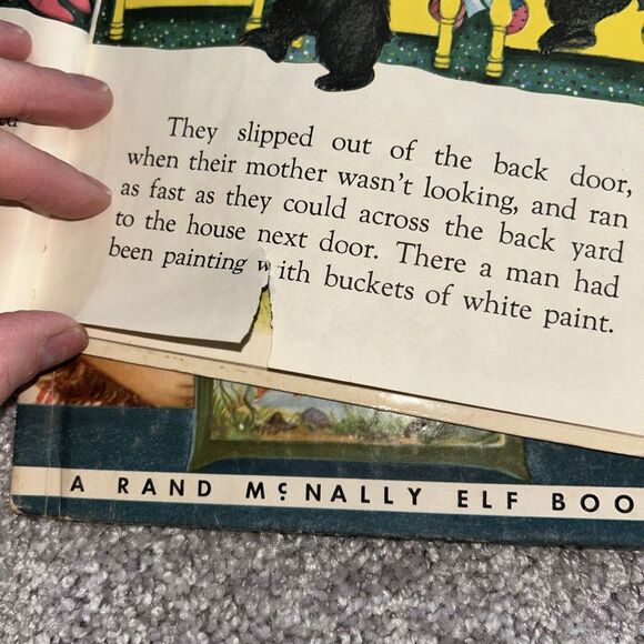 A Rand McNally Elf Books Growing up, The Five Busy Bear & Pets Vintage Kid Books - Picture 7 of 10